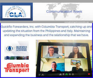 Quickflo Forwarders, Inc. and Columbia Transport. Proving that being a member of GLA "Together we Stay Strong"
