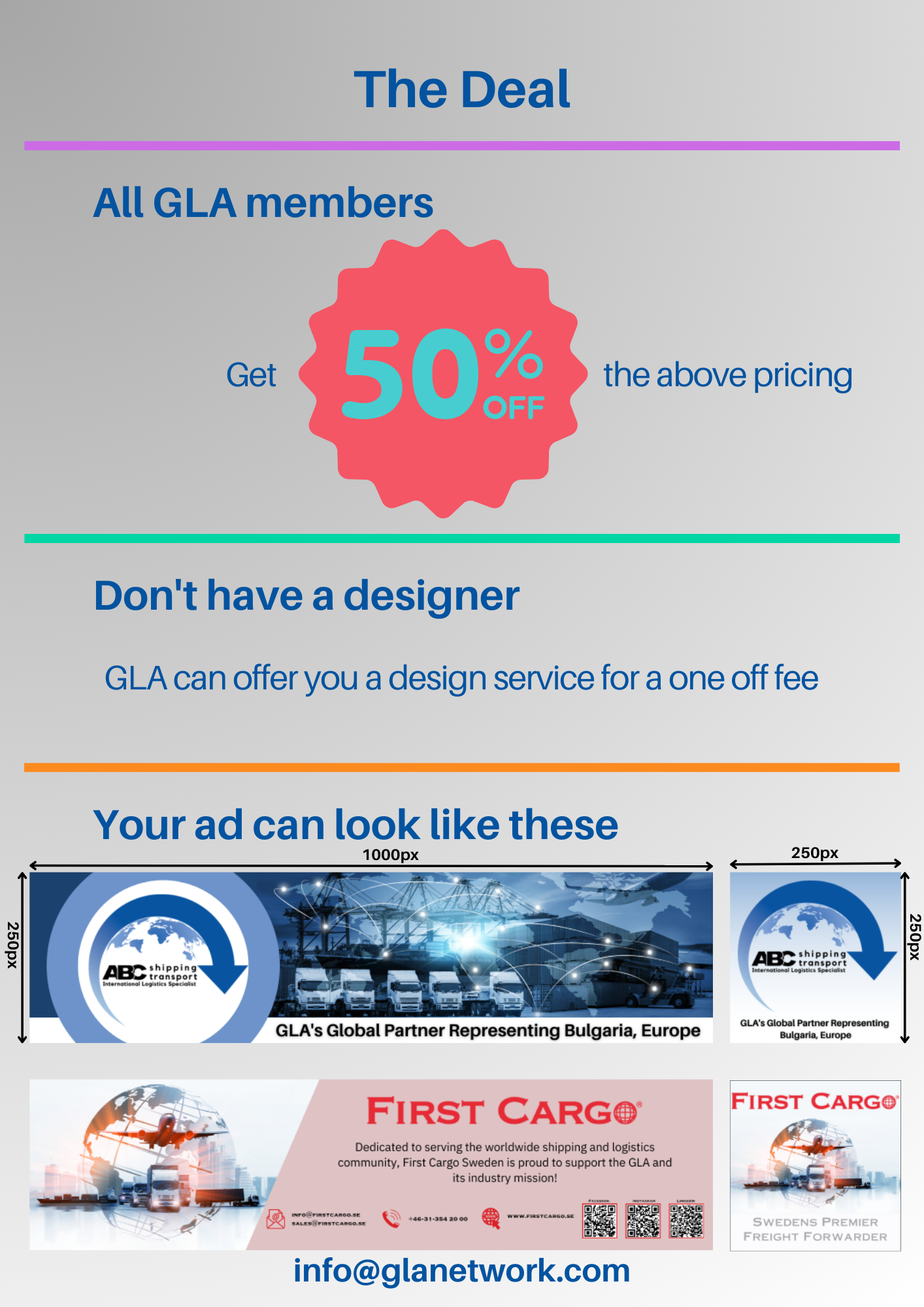 GLA Banner Advertising